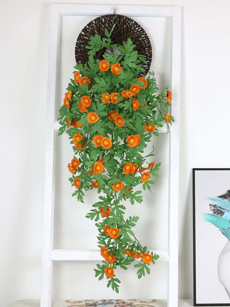 Simulated Daisy Wall Hanging Living Room Shelter Decoration